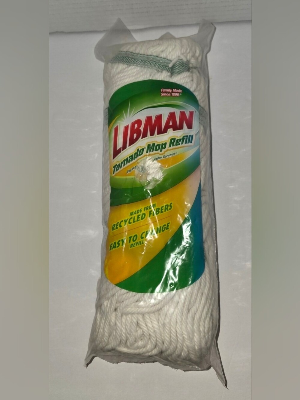 LIBMAN Tornado Twist Mop Refill Replacement Heavy-Duty Cotton Cleaning Brand New